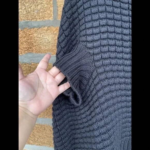 see by Chloe virgin wool poncho sweater size 8 - Picture 3 of 14